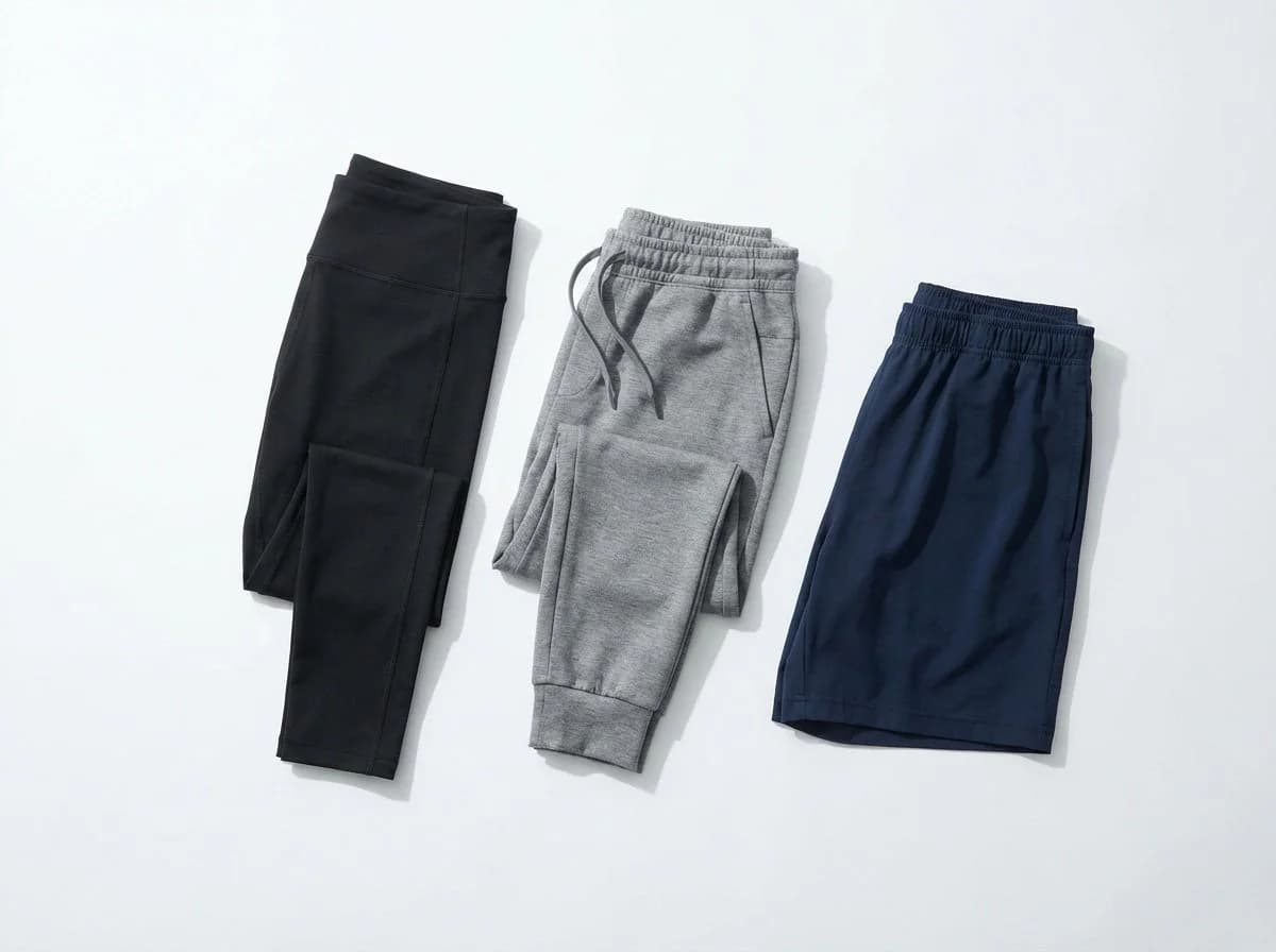 Joggers and leggings manufacturer — four-way stretch, squat-proof bottoms